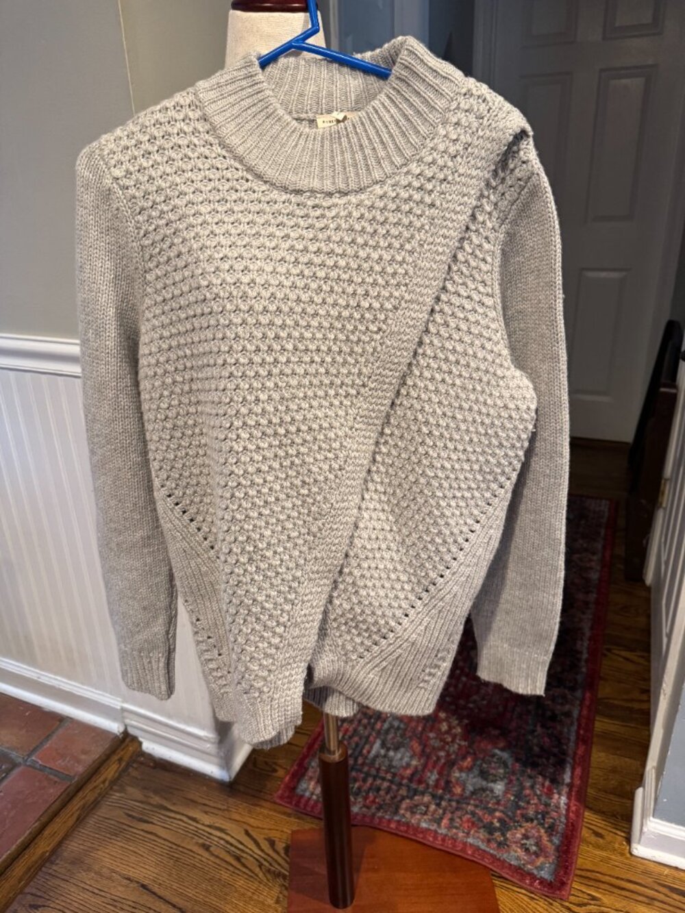Rebecca Taylor NWOT gray cashmere - wool blend sweater